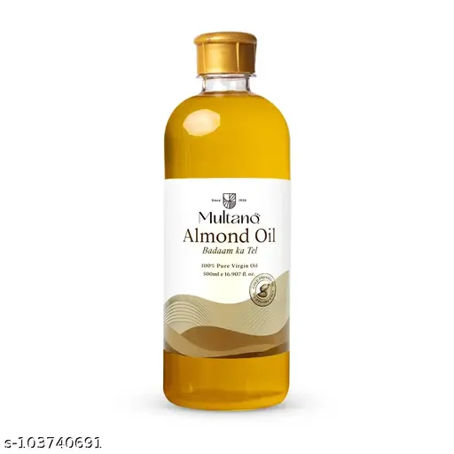 Multano Pro Cold Pressed Almond OIl for Hair ,SKin and consumable (500ml)