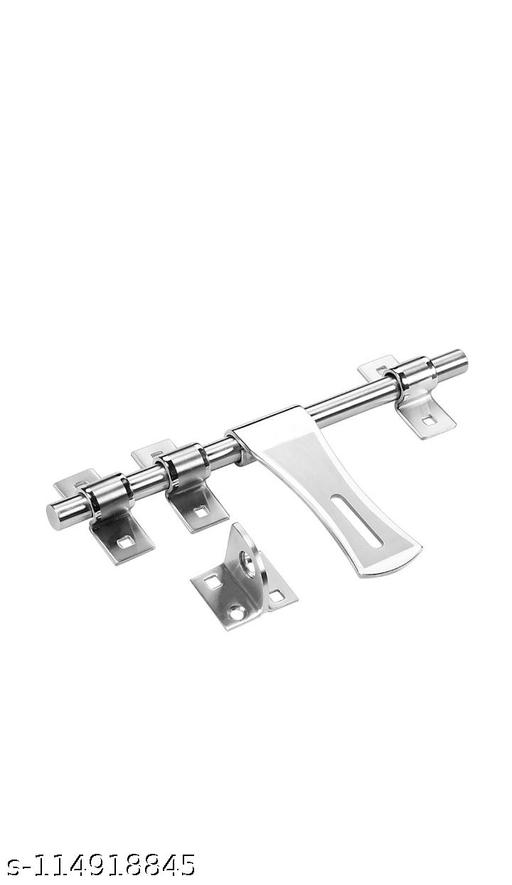 AKS Duster Stainless Steel Door Aldrop(3 Nuckle,1 Kunda),10 inch Satin Finish