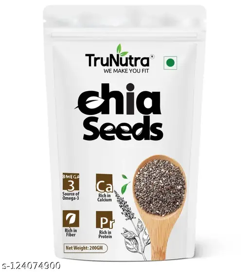TruNutra_Chia Seeds For Eating Source Of Calcium, Zinc & Iron Help