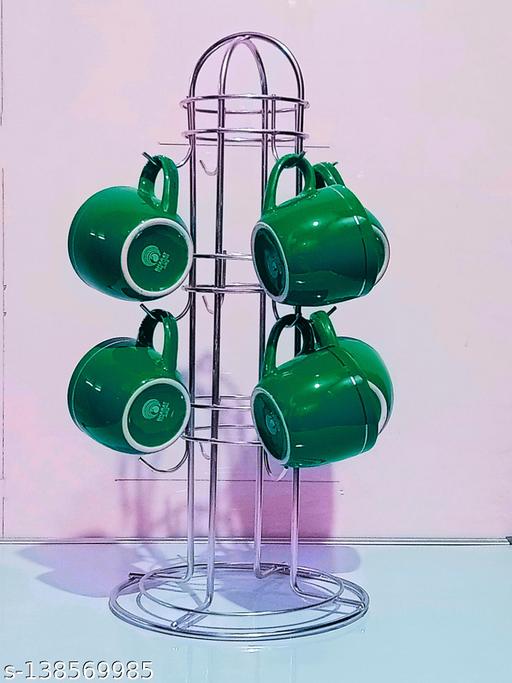 Winstar Modular Kitchen Stainless Steel Tea Cup Stand Coffee Cup Holder