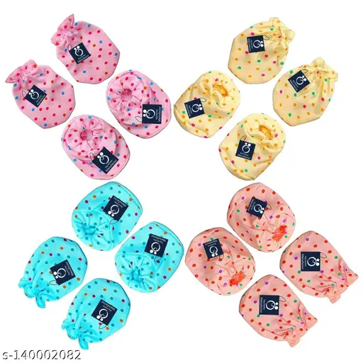 BIGMOTHER New Born baby mitten set