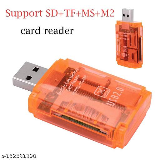 4 in 1 USB Memory Card Reader Adapter for Micro SD MS TF M2 01