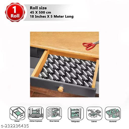 5 Meter Rectangular Long Shelf Liner, Sheet Roll / Mat for Drawer, Antislip Mat, Shelf Roll