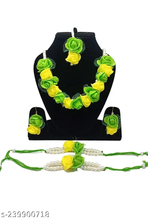 Flower jewellery online flipkart Clearance