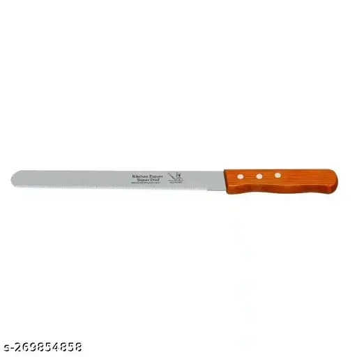 Folca 8Inch Bread Knife with Sharp Stainless Steel Blade for Slicing