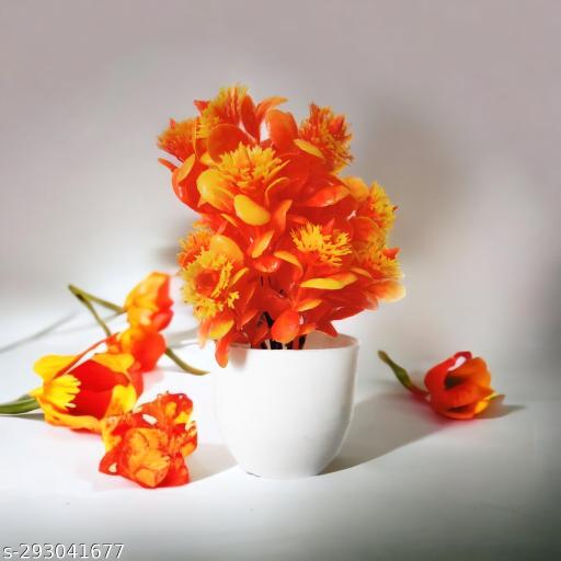 Natural Looking Artificial Plants / Small Green Plants With Pot For