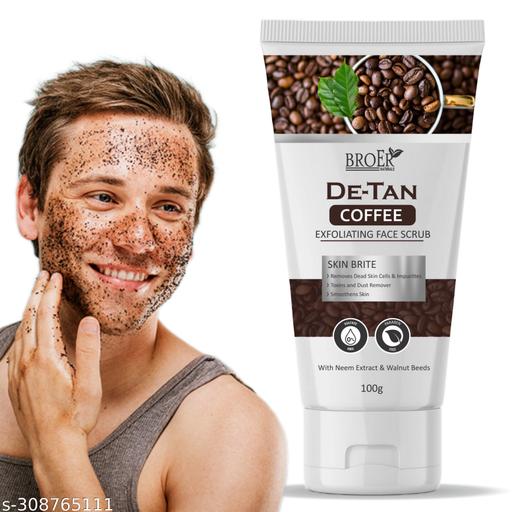 Coffee face scrubs & exfoliators face scrub for men de tan scrub