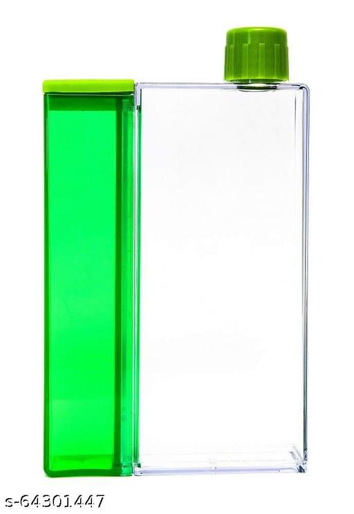 Mini Notebook Water Bottle With Nuts And Snack Case, Green