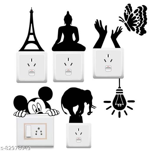 Sticker Yard PVC Vinyl Switch Board & Wall Sticker Switch Stickers